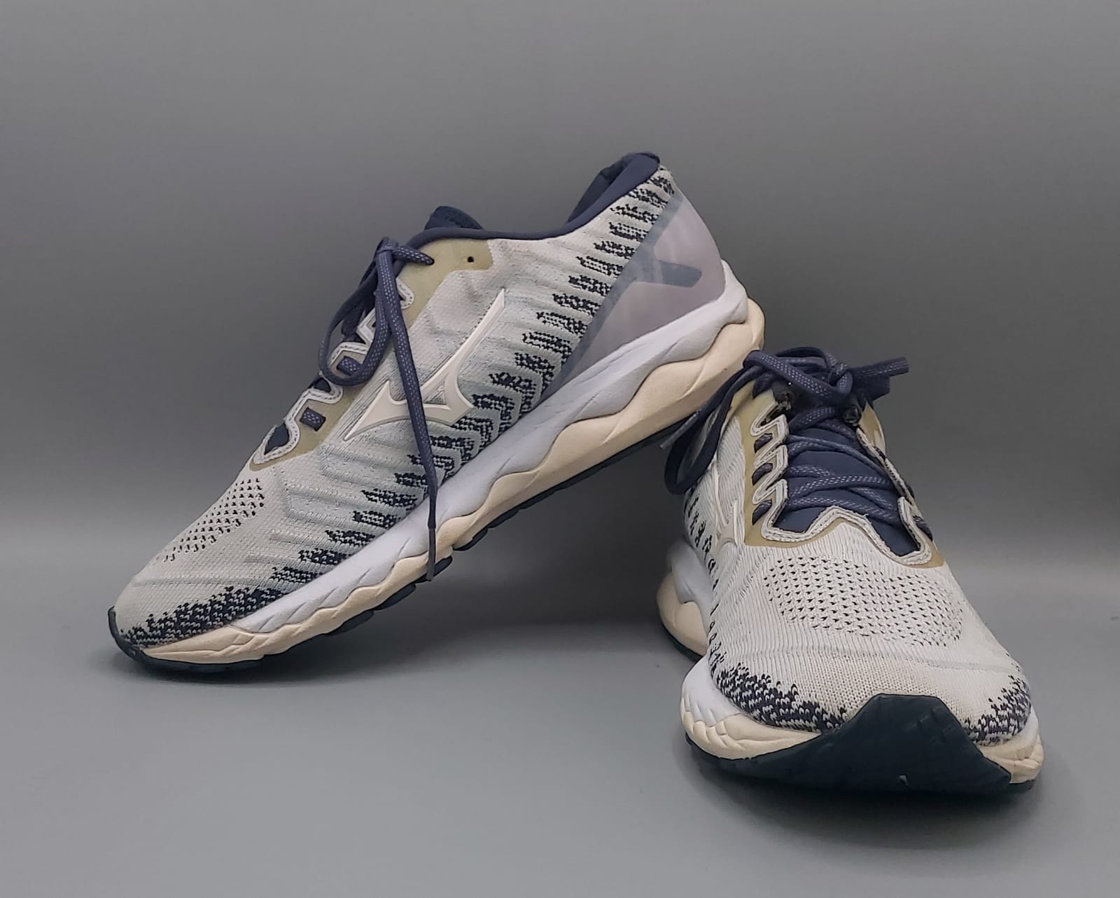 Mizuno Wave Sky Runner shoes, US 11 UK 8.5 EUR 42.5, excellent condition cushioned running footwear.