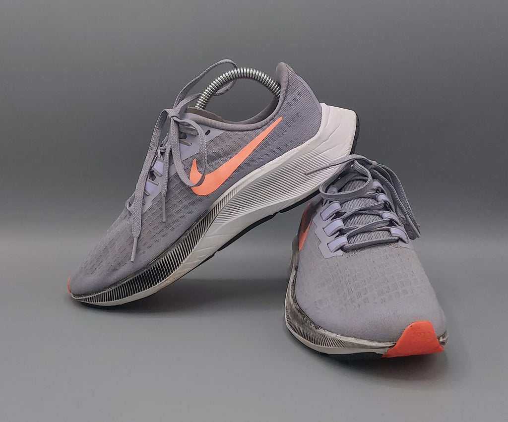 Nike Air Zoom running shoes, US 7 UK 4.5 EUR 38, excellent condition cushioned performance footwear.