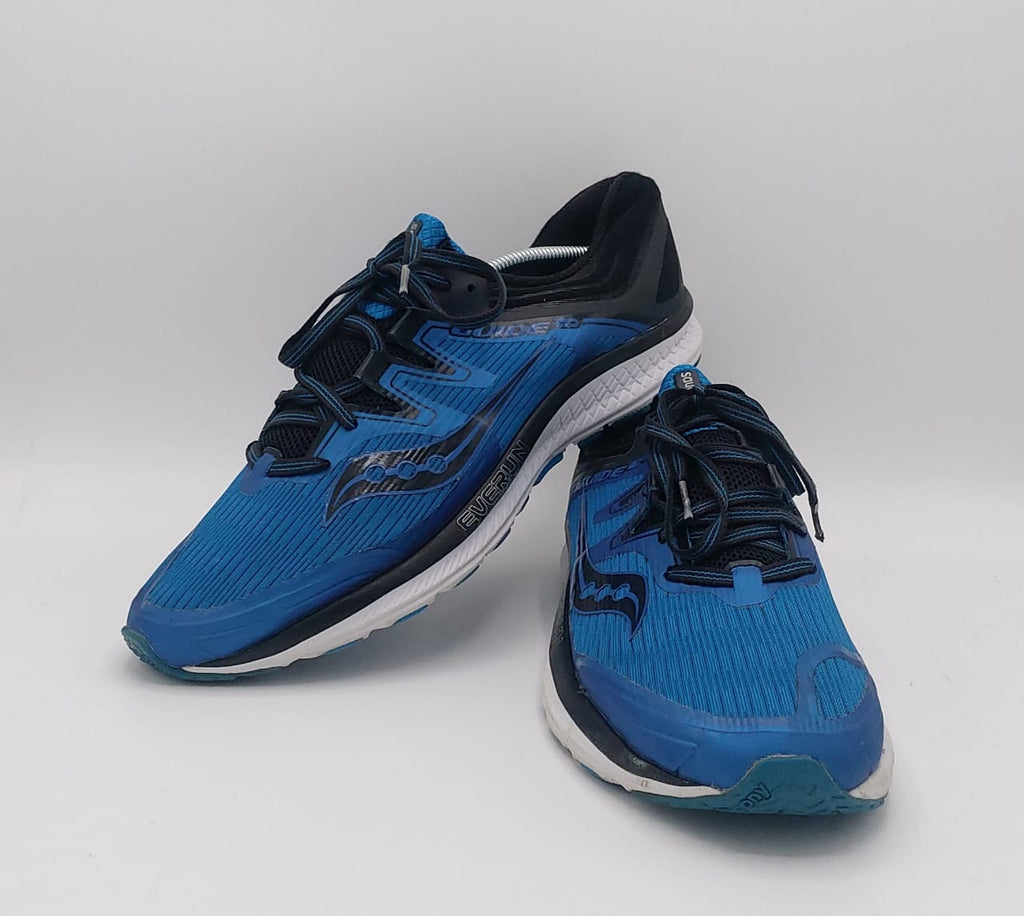 Saucony Everun running shoes, US 10 UK 9, excellent condition cushioned performance footwear.