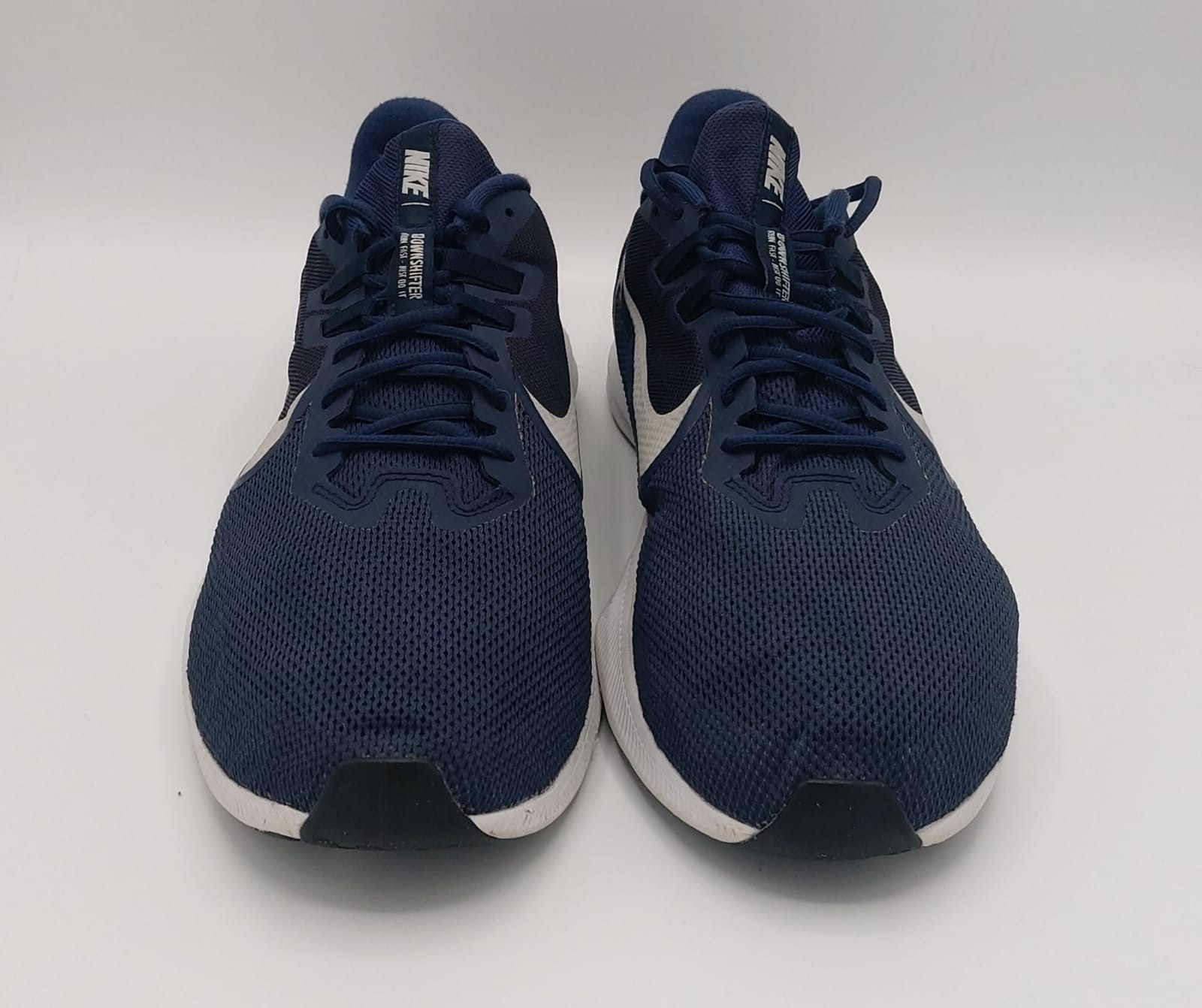 Nike Downshifter 9 men’s running shoes, US 13, excellent condition lightweight cushioned footwear.