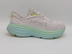 Hoka Bondi 8 running shoes, UK 8.5, excellent condition maximum cushioned footwear.