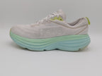 Hoka Bondi 8 running shoes, UK 8.5, excellent condition maximum cushioned footwear.