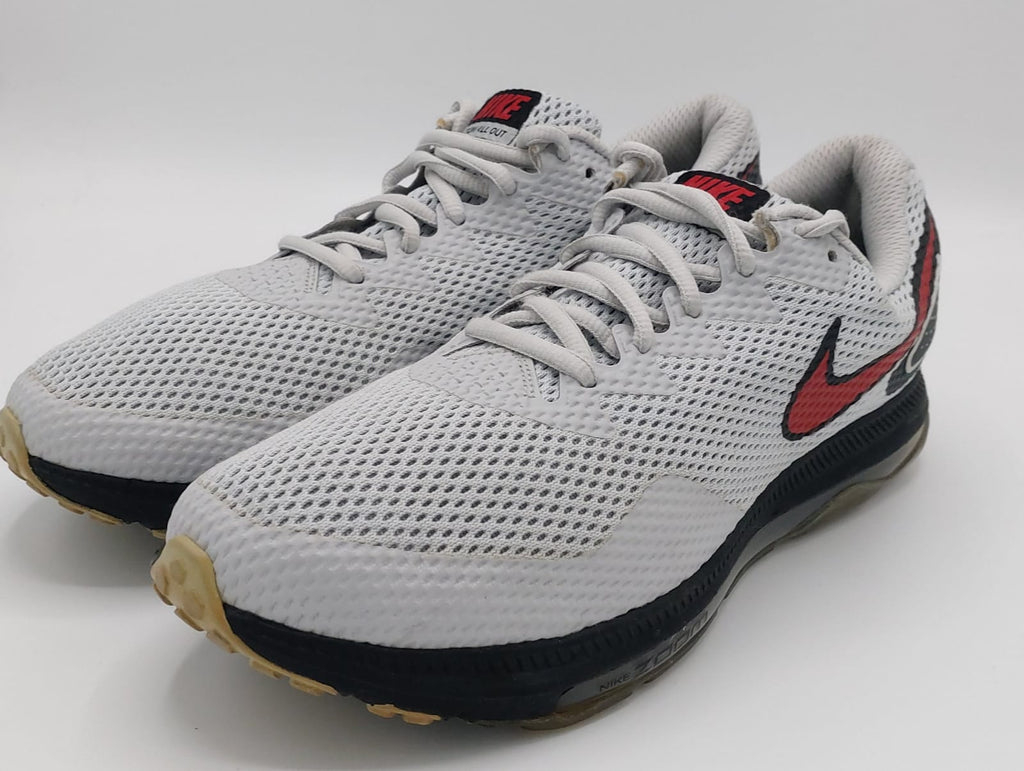 Nike Zoom All Out running shoes, US 9.5 UK 8.5 EUR 43, premium condition cushioned performance footwear.