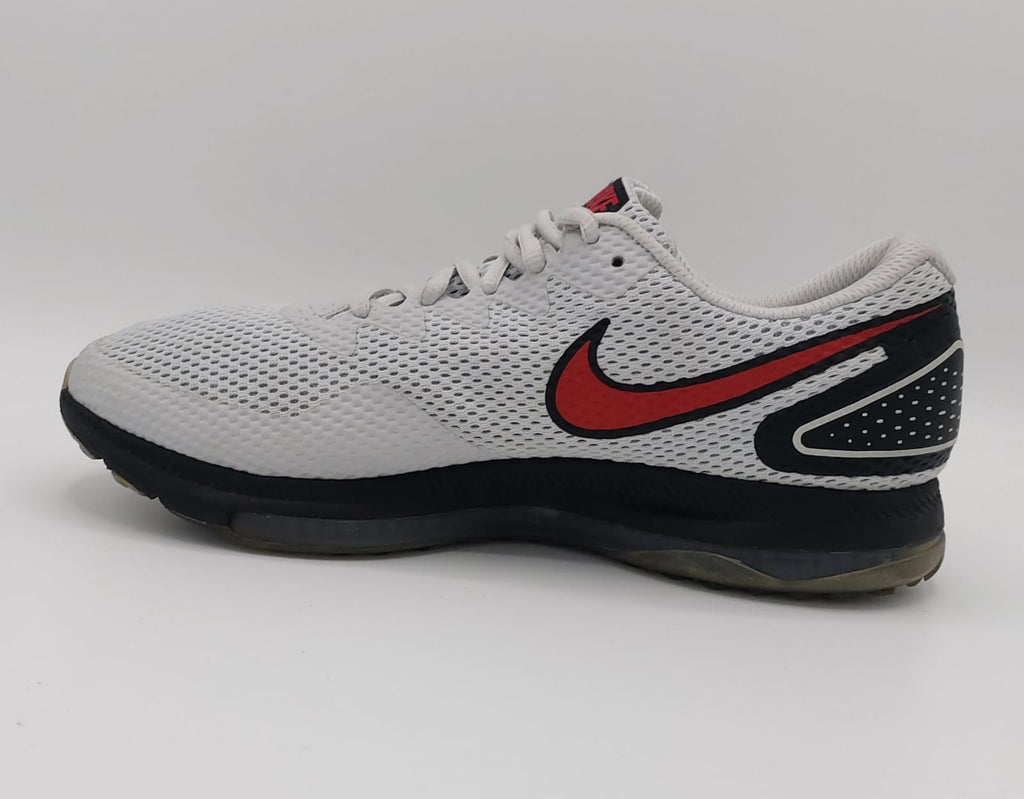 Nike Zoom All Out running shoes, US 9.5 UK 8.5 EUR 43, premium condition cushioned performance footwear.