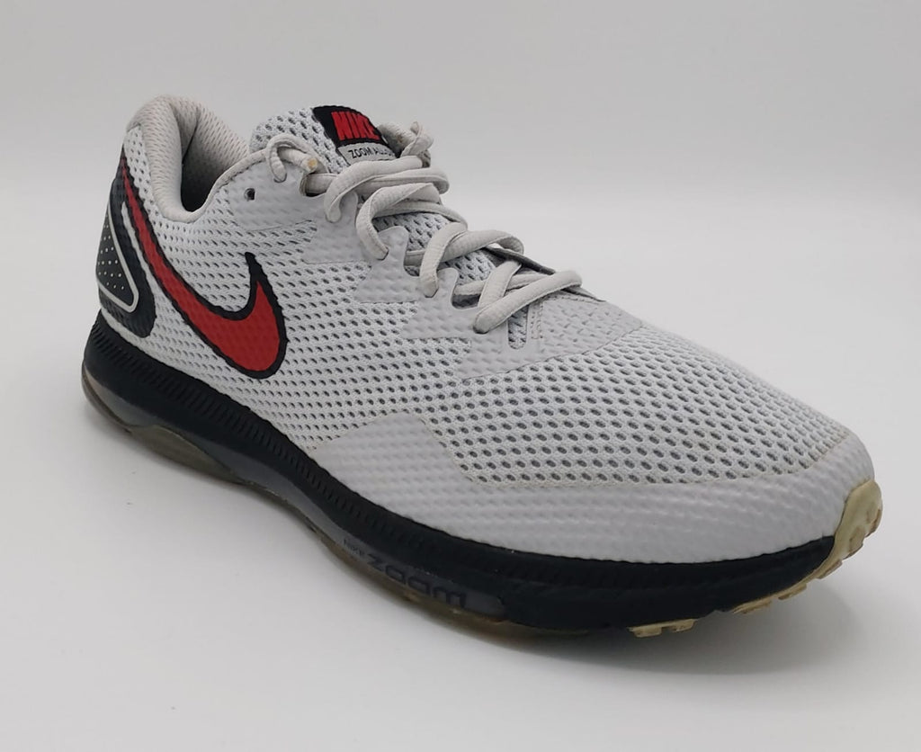 Nike Zoom All Out running shoes, US 9.5 UK 8.5 EUR 43, premium condition cushioned performance footwear.