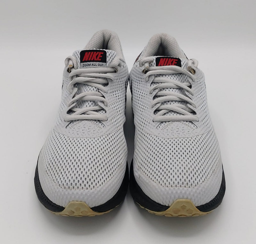 Nike Zoom All Out running shoes, US 9.5 UK 8.5 EUR 43, premium condition cushioned performance footwear.