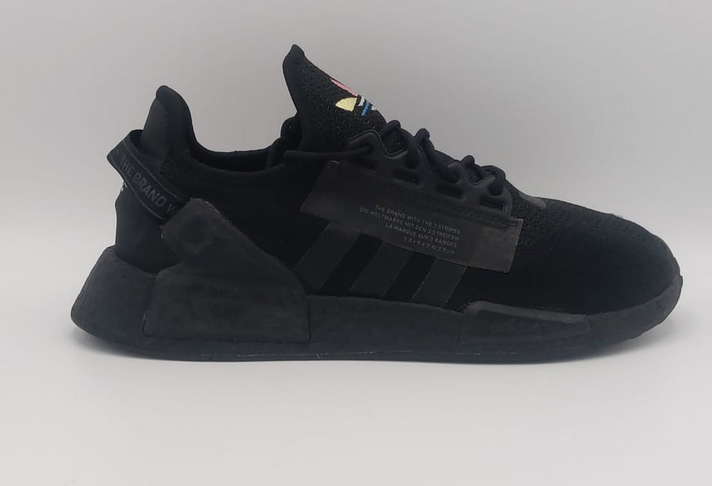 Adidas NMD-R1 V2 sneakers, US 11 UK 10, excellent condition cushioned streetwear footwear.