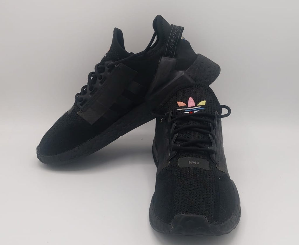 Adidas NMD-R1 V2 sneakers, US 11 UK 10, excellent condition cushioned streetwear footwear.