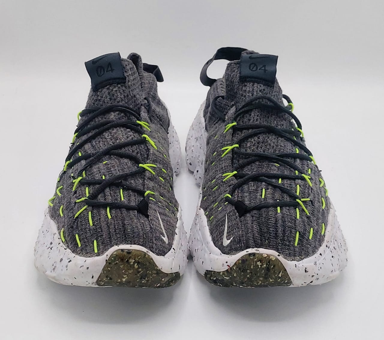 Nike Space Hippie 04 sneakers, US 10.5 UK 9.5, excellent condition eco-friendly lightweight footwear.