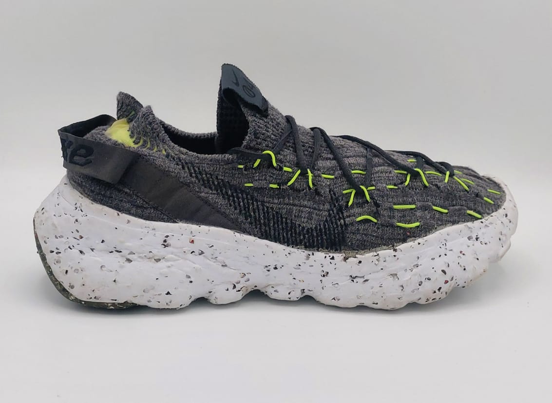 Nike Space Hippie 04 sneakers, US 10.5 UK 9.5, excellent condition eco-friendly lightweight footwear.