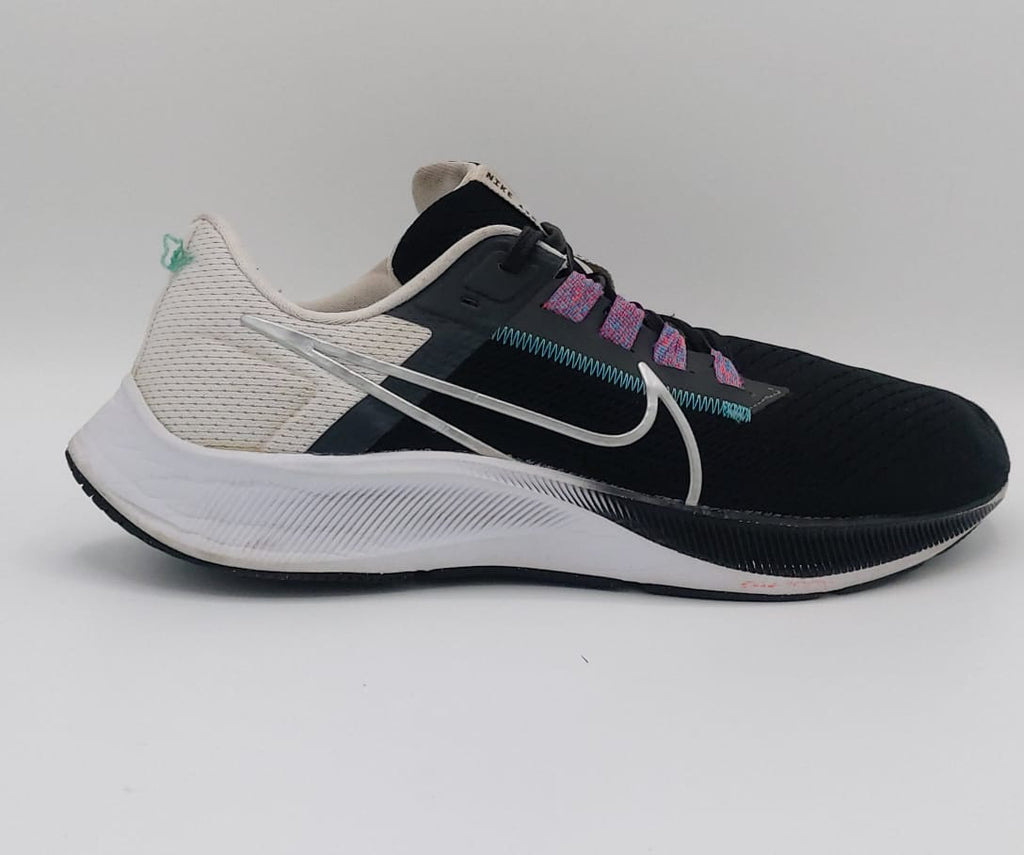 Nike Air Zoom Pegasus 38 shoes, US 10 UK 9 EUR 44, good condition cushioned running footwear.
