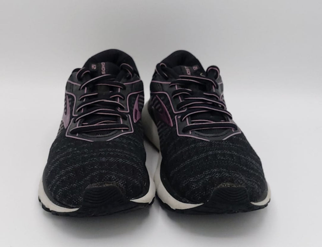 Brooks Ghost 12 running shoes, US 8.5 UK 6.5 EUR 40, excellent condition cushioned running footwear.