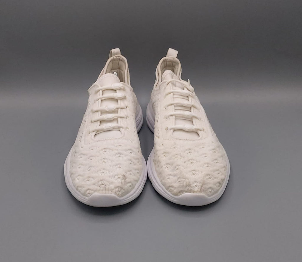 Joomra white women sneakers, UK 41, premium condition lightweight white casual footwear.