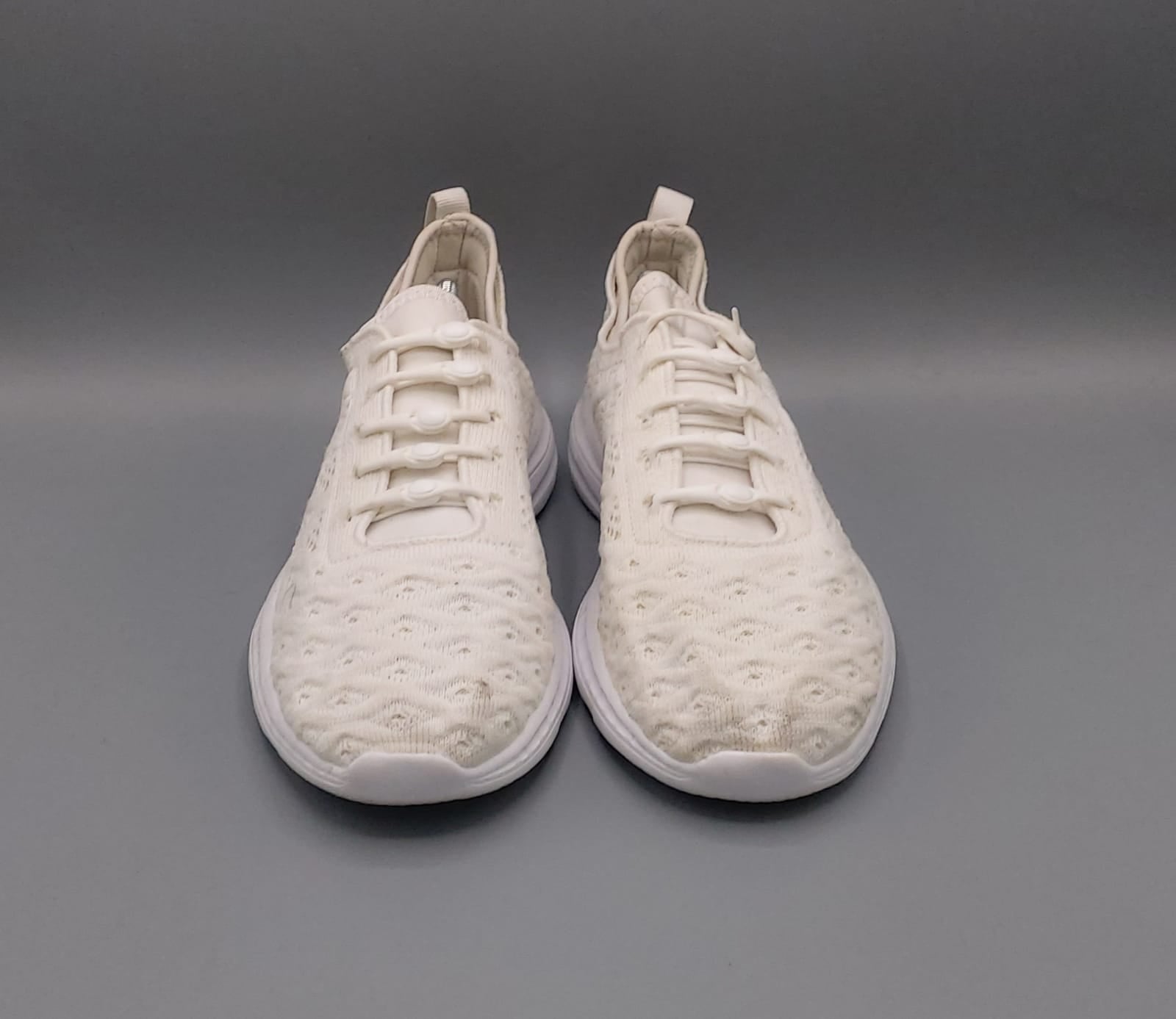 Joomra white women sneakers, UK 41, premium condition lightweight white casual footwear.