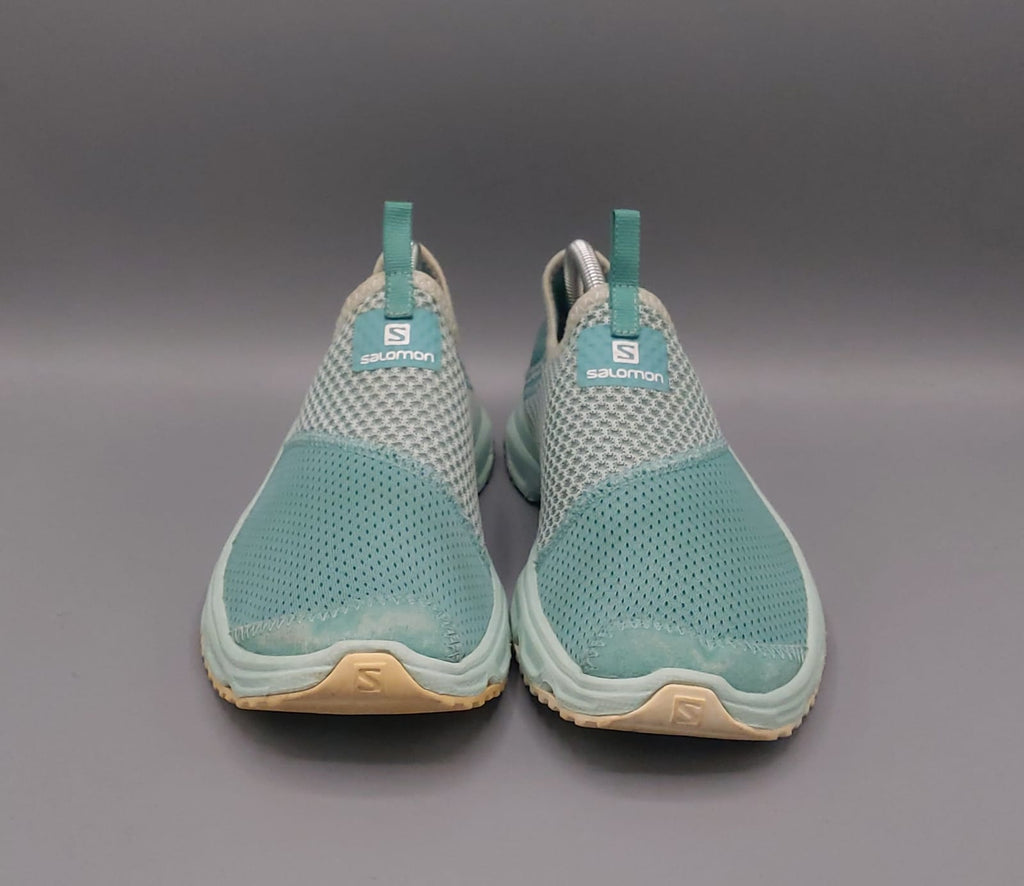 Salomon RX Relax Moc shoes, US 8.5 UK 7 EUR 40.5, excellent condition lightweight recovery slip-on footwear.