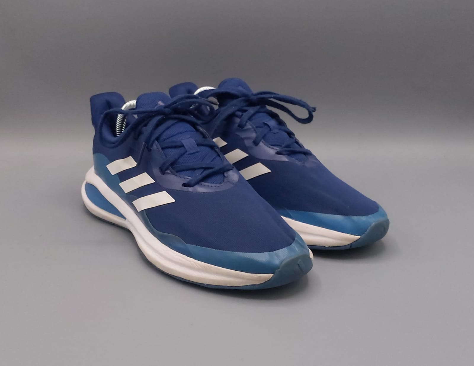 Adidas FortaRun shoes, US 5 UK 4.5, excellent condition lightweight running sneakers.